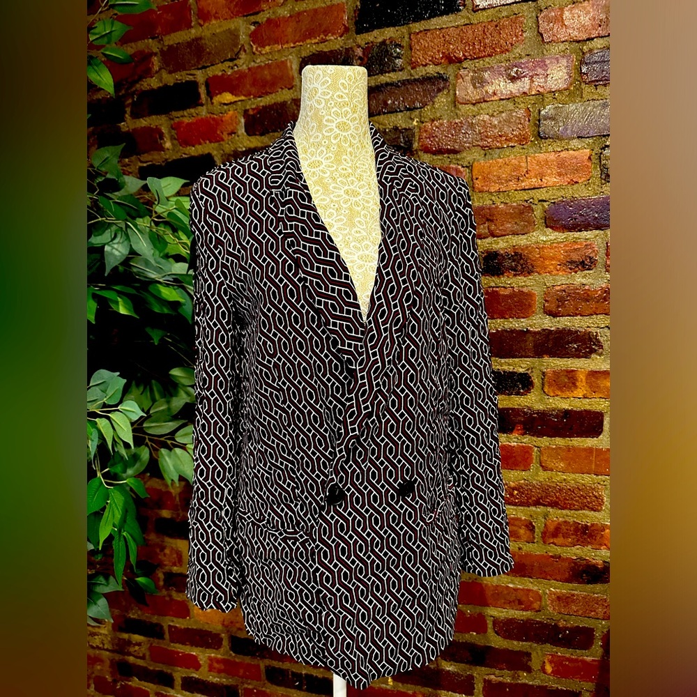Patterned Blazer